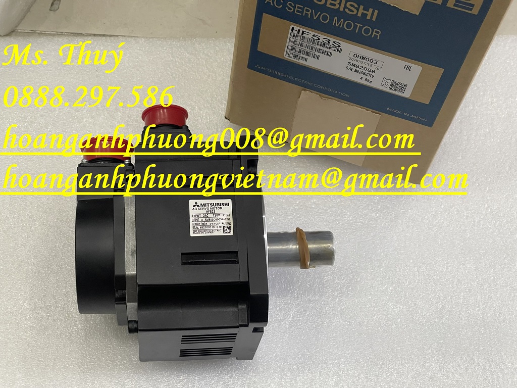 HF53S - New AC servo motor - Mitsubishi chính hãng